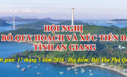Hội nghị công bố quy hoạch và xúc tiến đàu tư thương mại tỉnh An Giang