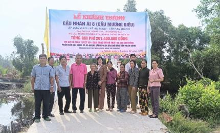 Ảnh: khánh thành cầu Mương Điều